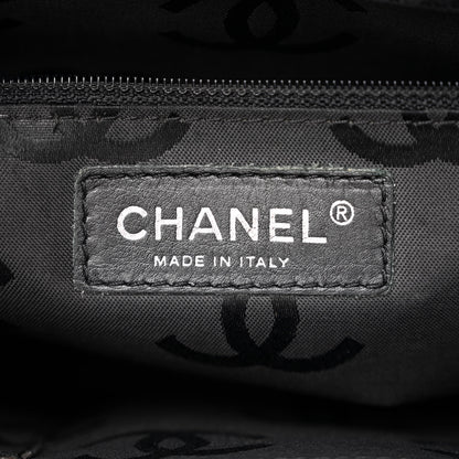 Chanel Patent Pony Hair Small Pocket Tote Black 6 of 11