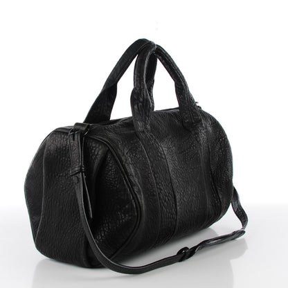 Alexander Wang Pebbled Lambskin Rocco Black Matte Black Hardware 3 of 8