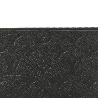 Louis Vuitton Empreinte Felicie Chain Wallet Zippered Insert Black 7 of 7