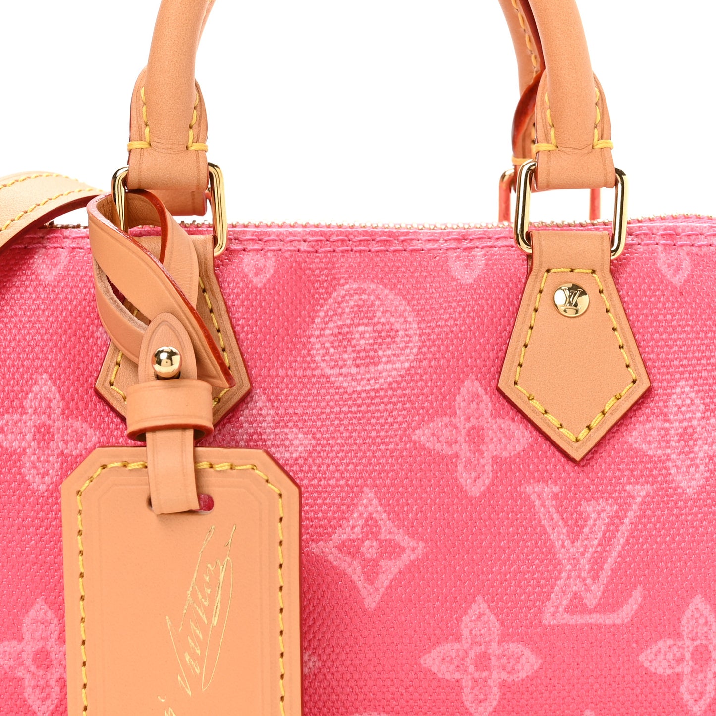 Monogram Origine Nano Speedy Bandouliere Rose Ruban