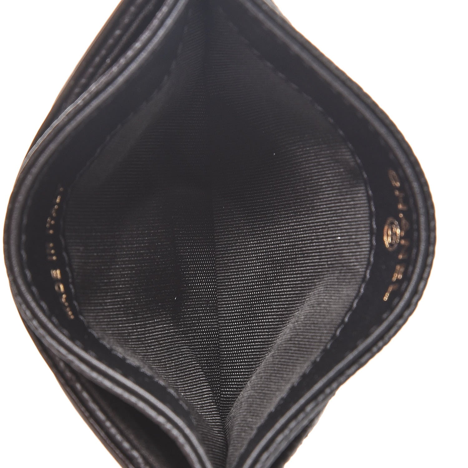 Chanel Caviar Quilted Filigree Card Holder Black 5 of 9