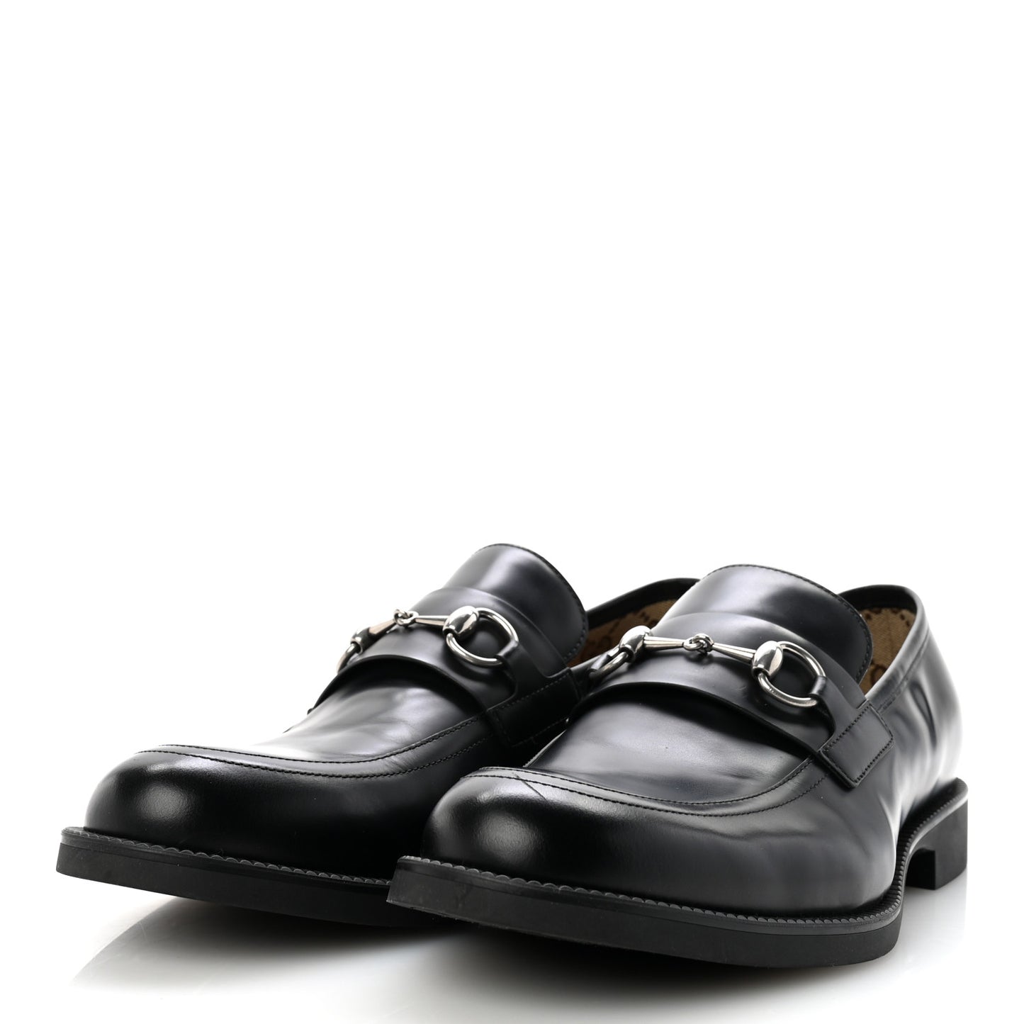 Davis Bull Mens Horsebit Loafers 10 Black