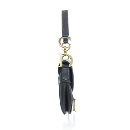 Christian Dior Leather Saddle Bag Black 3 of 13
