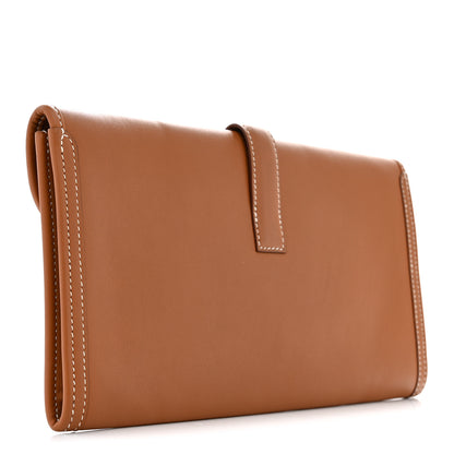 Hermes Swift Jige Elan 29 Clutch Gold 3 of 8