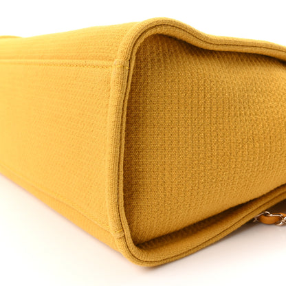 Chanel Mixed Fibers Small Deauville Tote Yellow 11 of 11