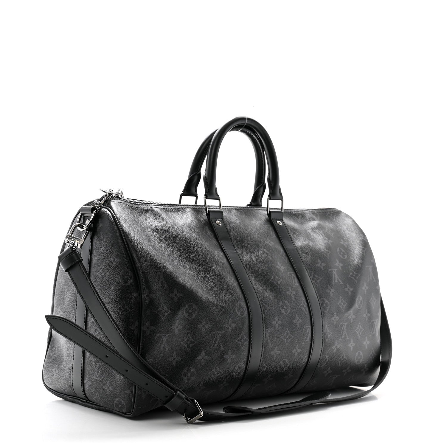 Louis Vuitton Monogram Eclipse Keepall Bandouliere 45 2 of 11