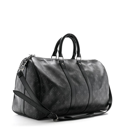Louis Vuitton Monogram Eclipse Keepall Bandouliere 45 2 of 11