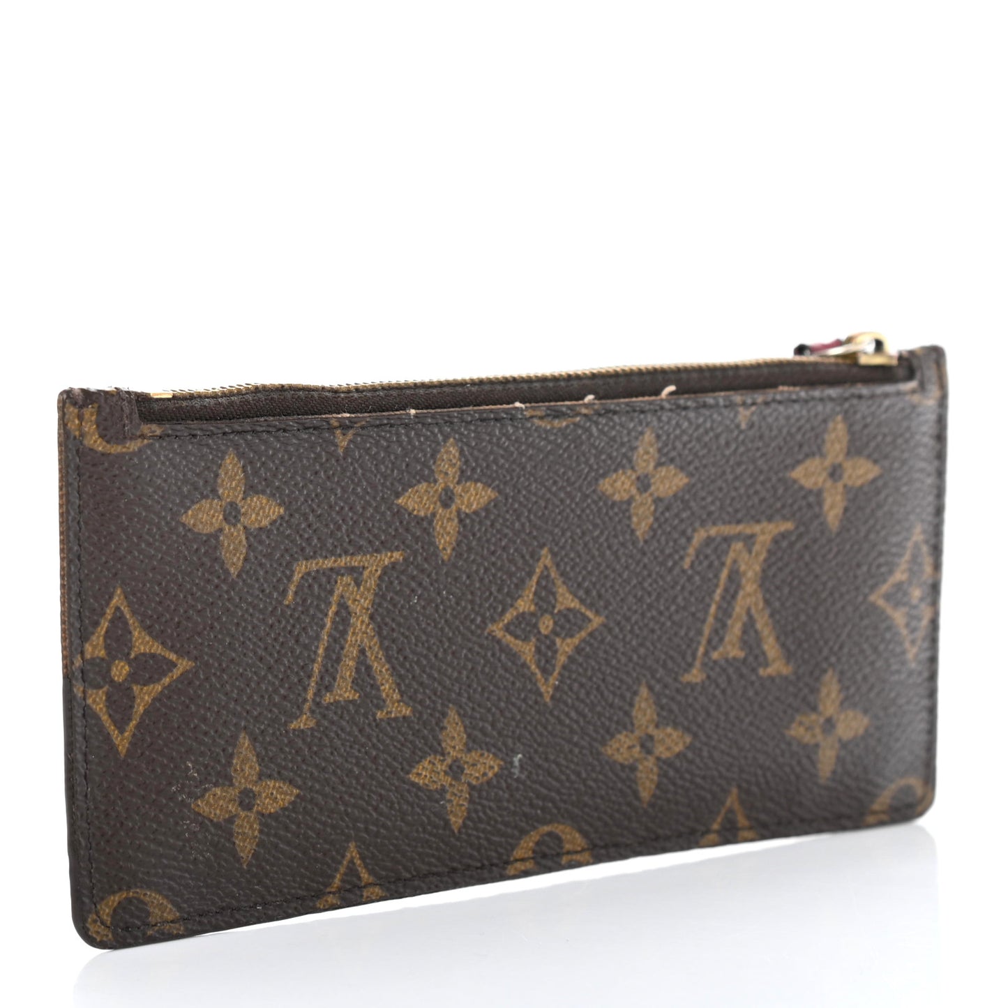 Monogram Josephine Wallet Zippered Insert Fuchsia