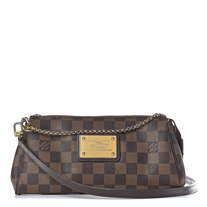Louis Vuitton Damier Ebene Eva Clutch 1 of 12