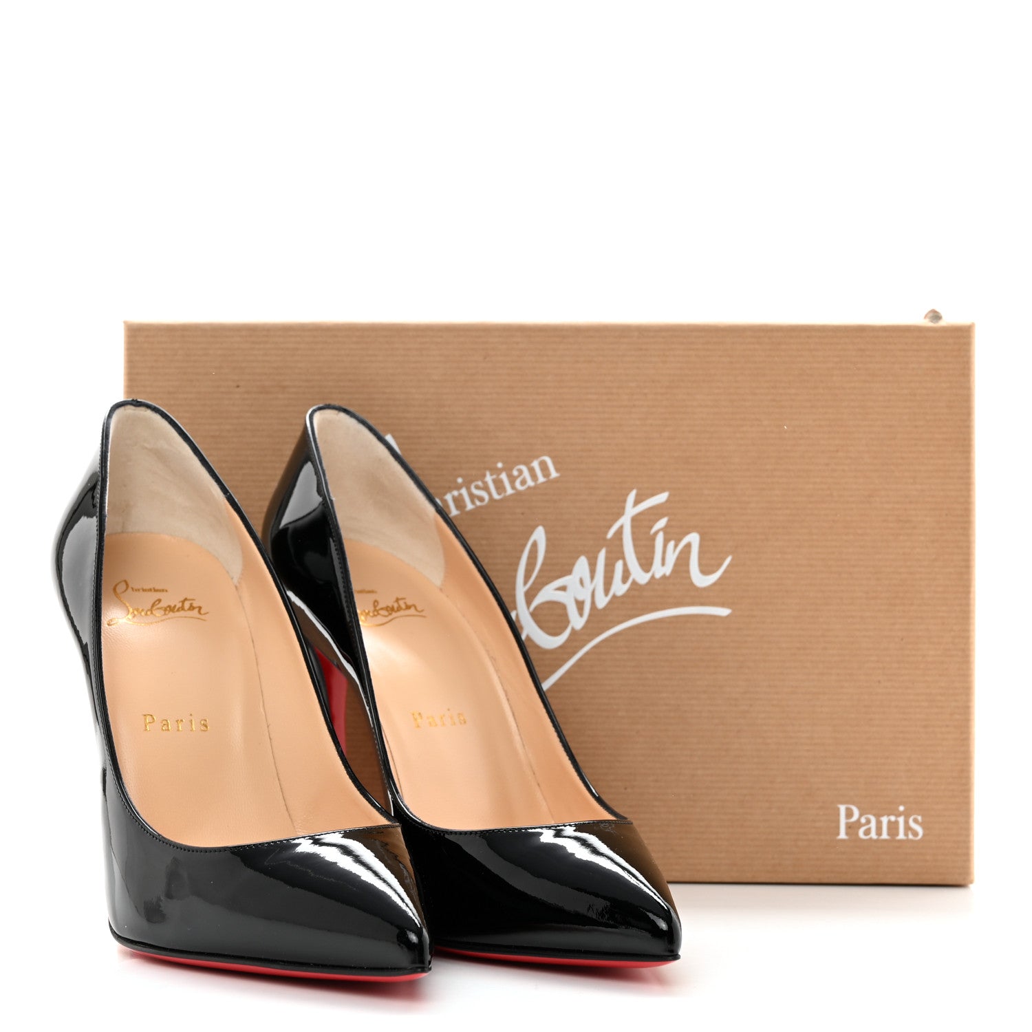 Christian Louboutin Patent Pigalle Follies 100 Pumps 37 Black 10 of 10