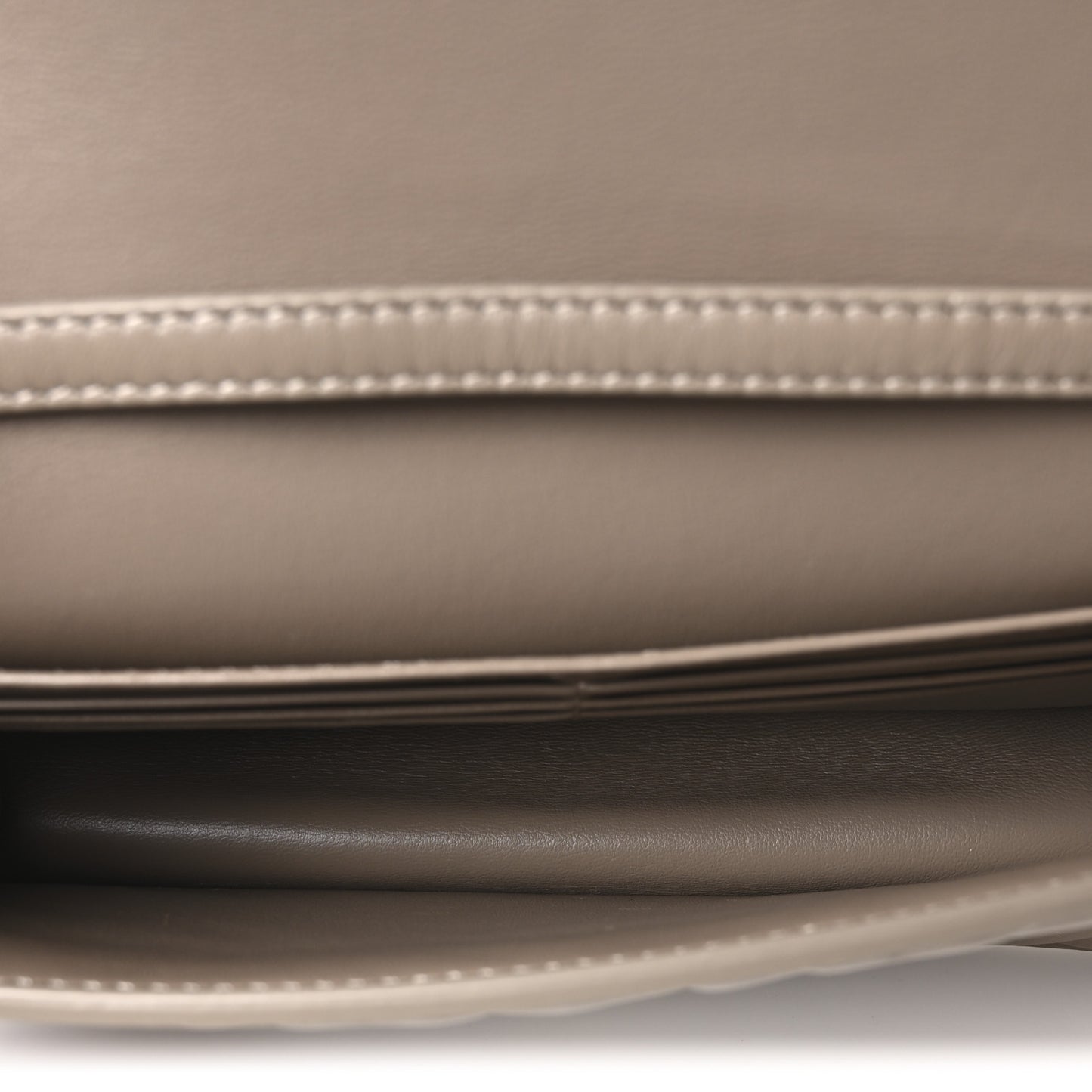 Nappa Matisse FF Embossed Wallet On Chain Baguette Grey