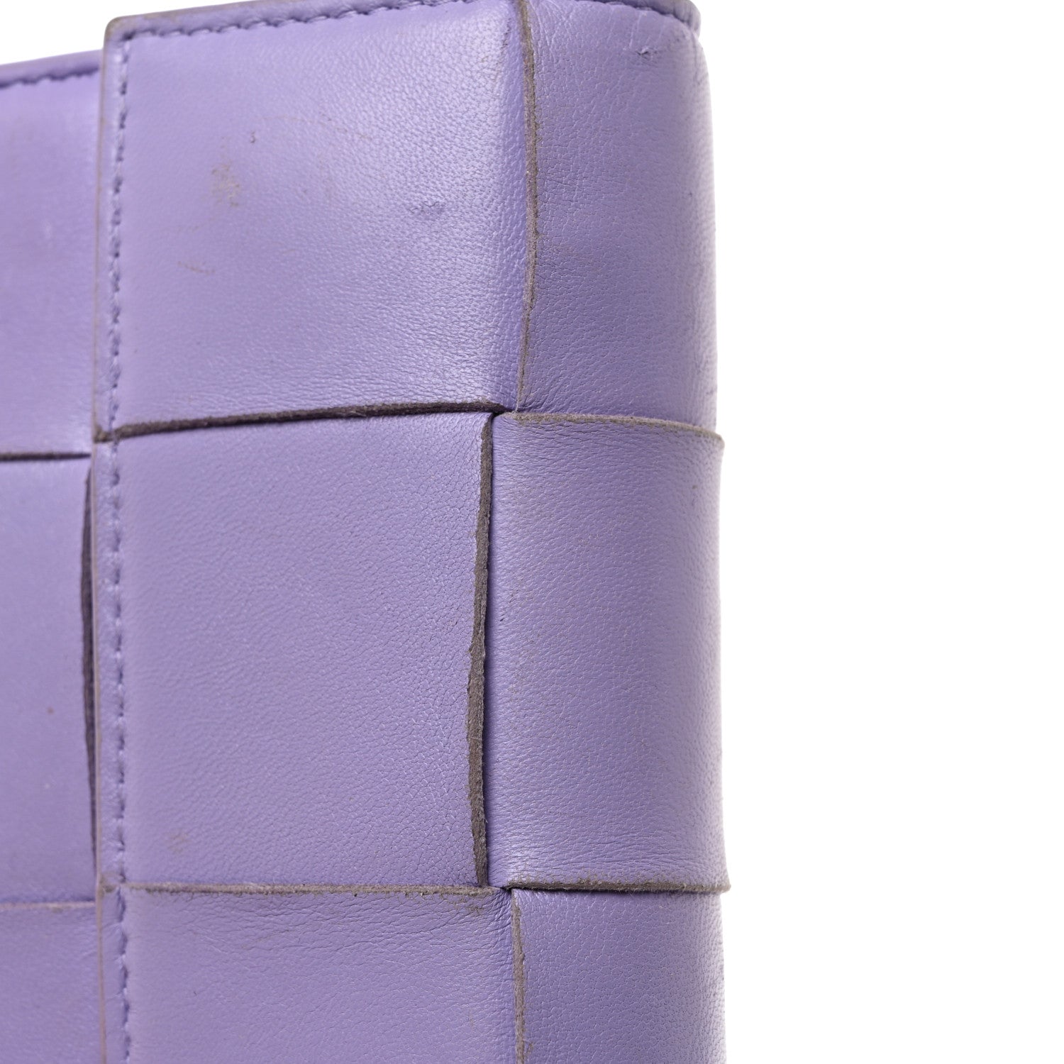 Bottega Veneta Nappa Maxi Intrecciato Flap Wallet Wisteria 10 of 10