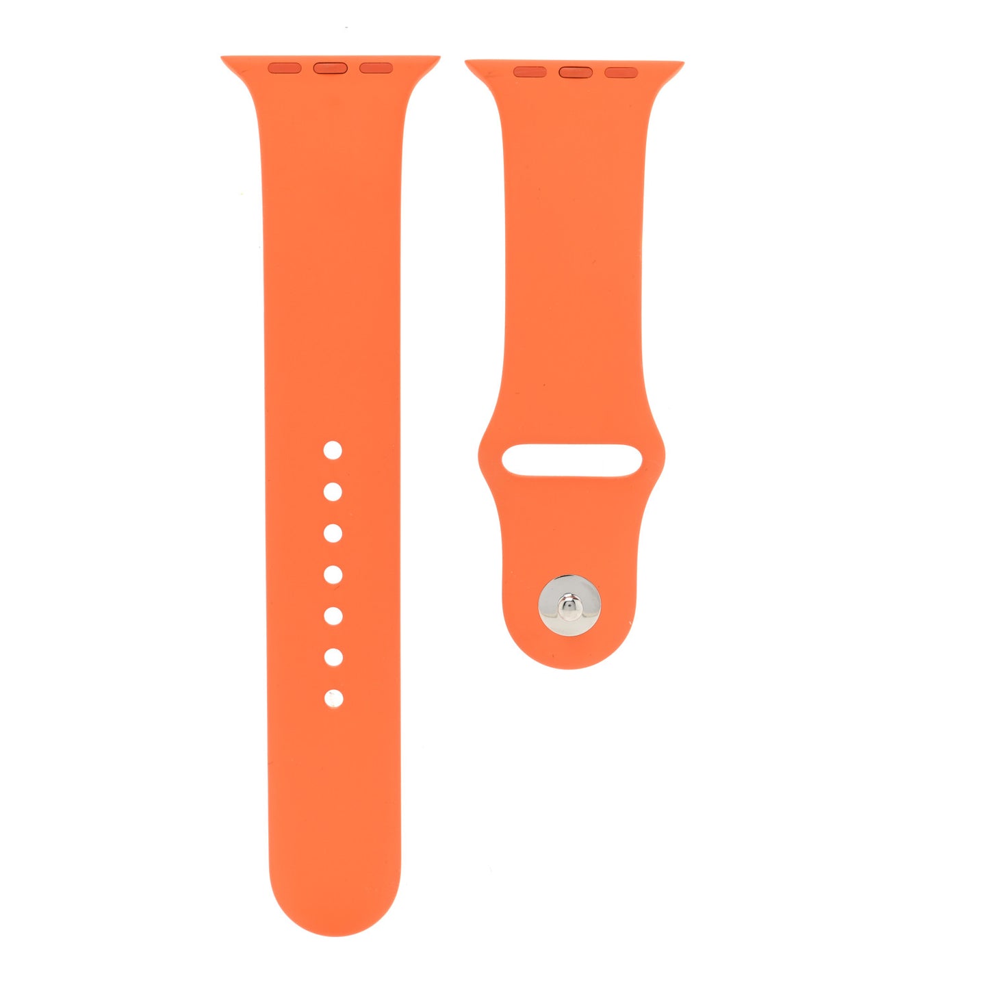Silicone 44mm Apple Sports Watch Single Tour Band M/L Orange