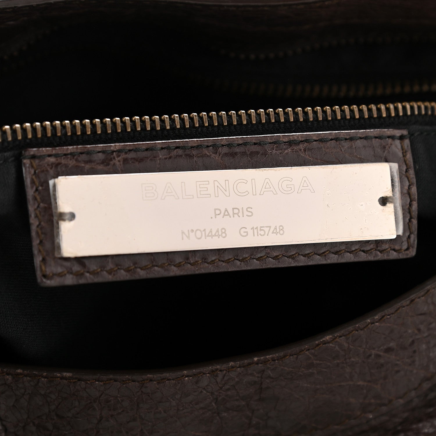 Balenciaga Agneau Classic Hardware City Charbon 6 of 10
