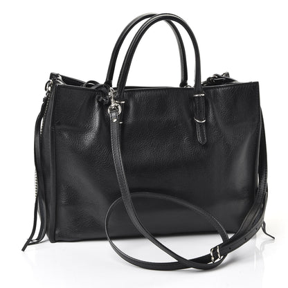 Balenciaga Veau Papier A6 Zip Around Tote Black 2 of 9