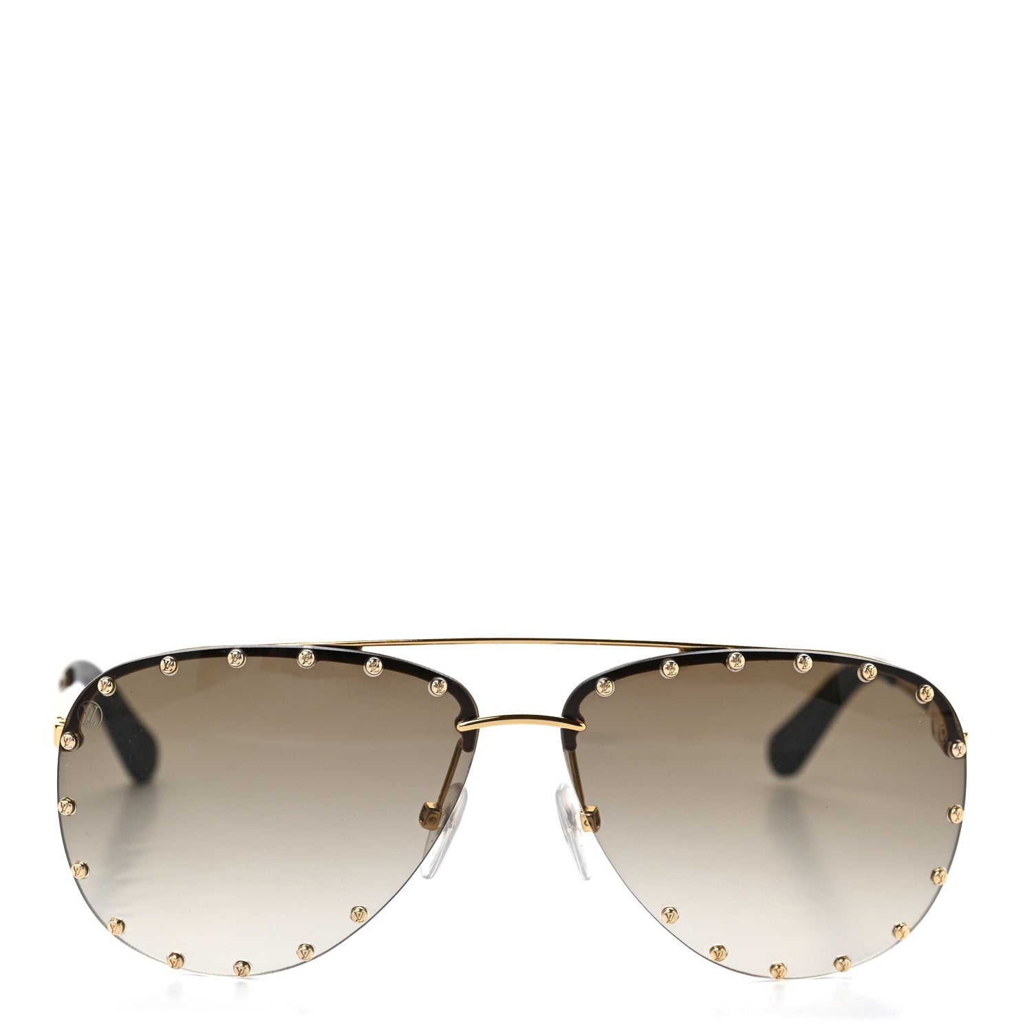 Louis Vuitton The Party Aviator Gradient Sunglasses Z0914U Brown 3 of 9