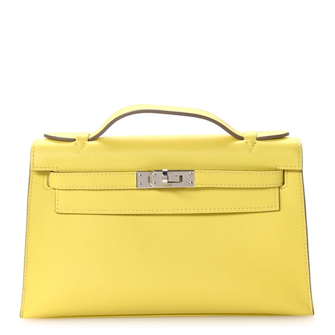 Swift Kelly Pochette Clutch Lime