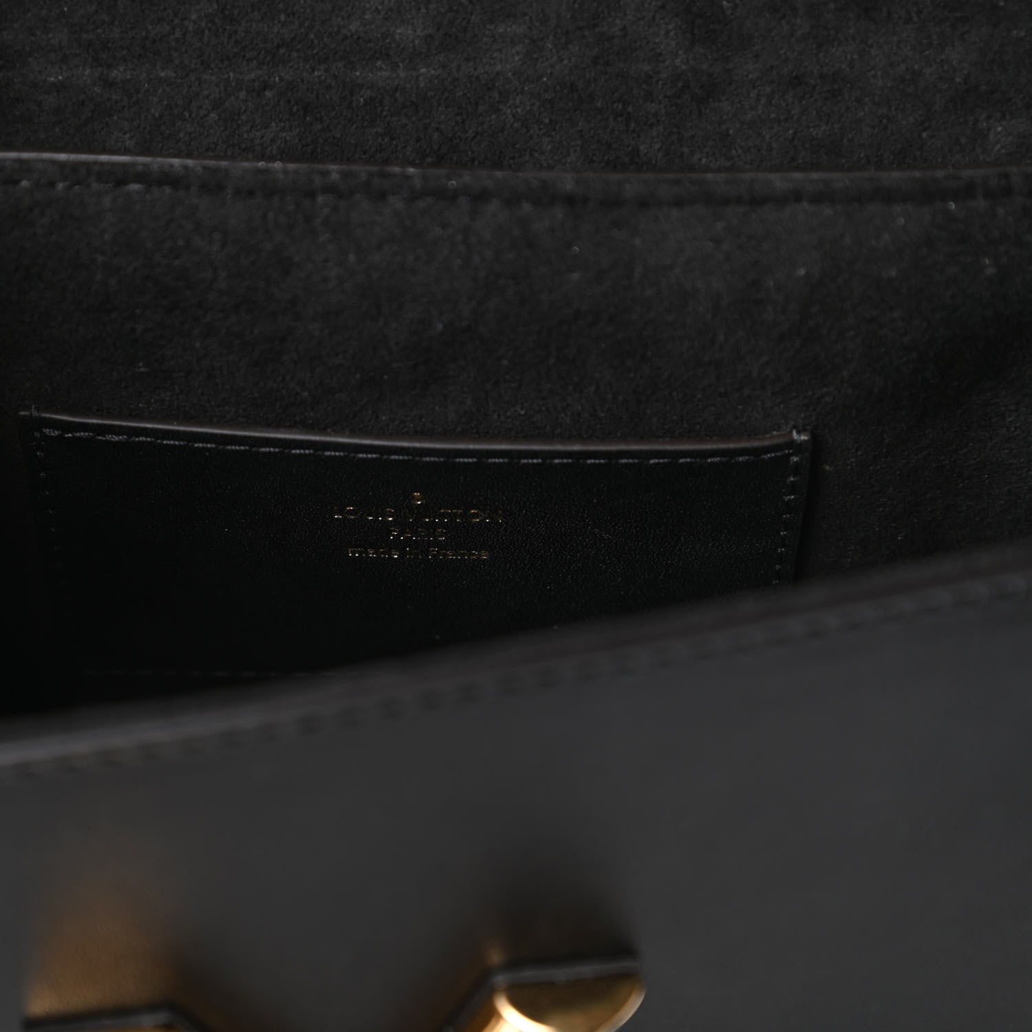 Louis Vuitton Veau Satin Monogram Twist Shoulder Bag MM Black 8 of 11