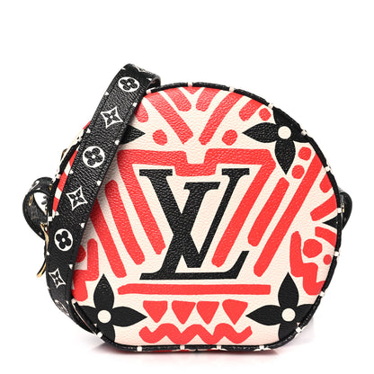 Louis Vuitton Monogram Giant Crafty Boite Chapeau Souple PM Creme Rouge Black 1 of 9