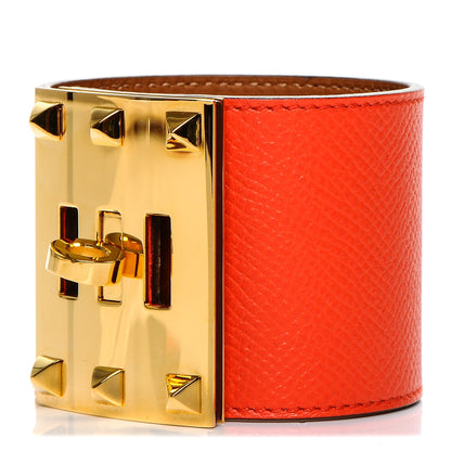 Hermes Epsom Extreme Kelly Bracelet S Orange Poppy 1 of 6
