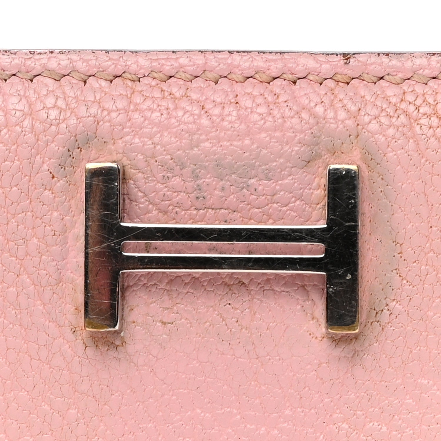 Hermes Chevre Mysore Bearn Card Holder Wallet Rose Sakura 15 of 15