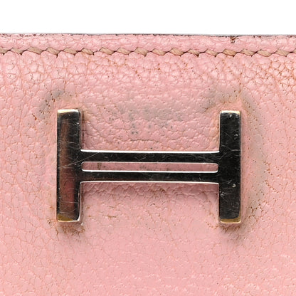 Hermes Chevre Mysore Bearn Card Holder Wallet Rose Sakura 15 of 15