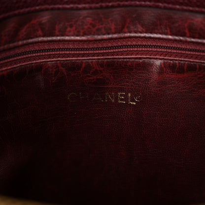 Chanel Caviar Flap Shoulder Bag Burgundy 6 of 22