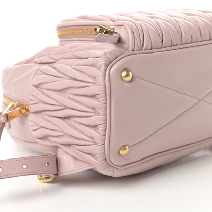 Miu Miu Nappa Matelasse Backpack Mughetto 10 of 13
