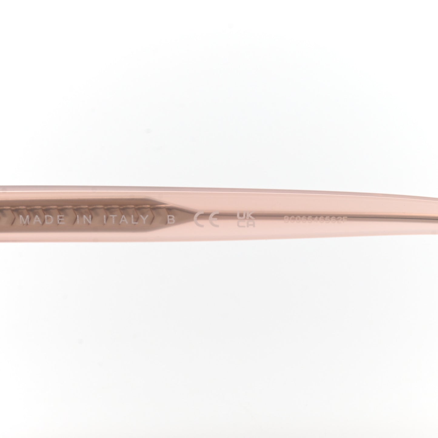 Acetate Rectangle Sunglasses 5504-A Light Pink