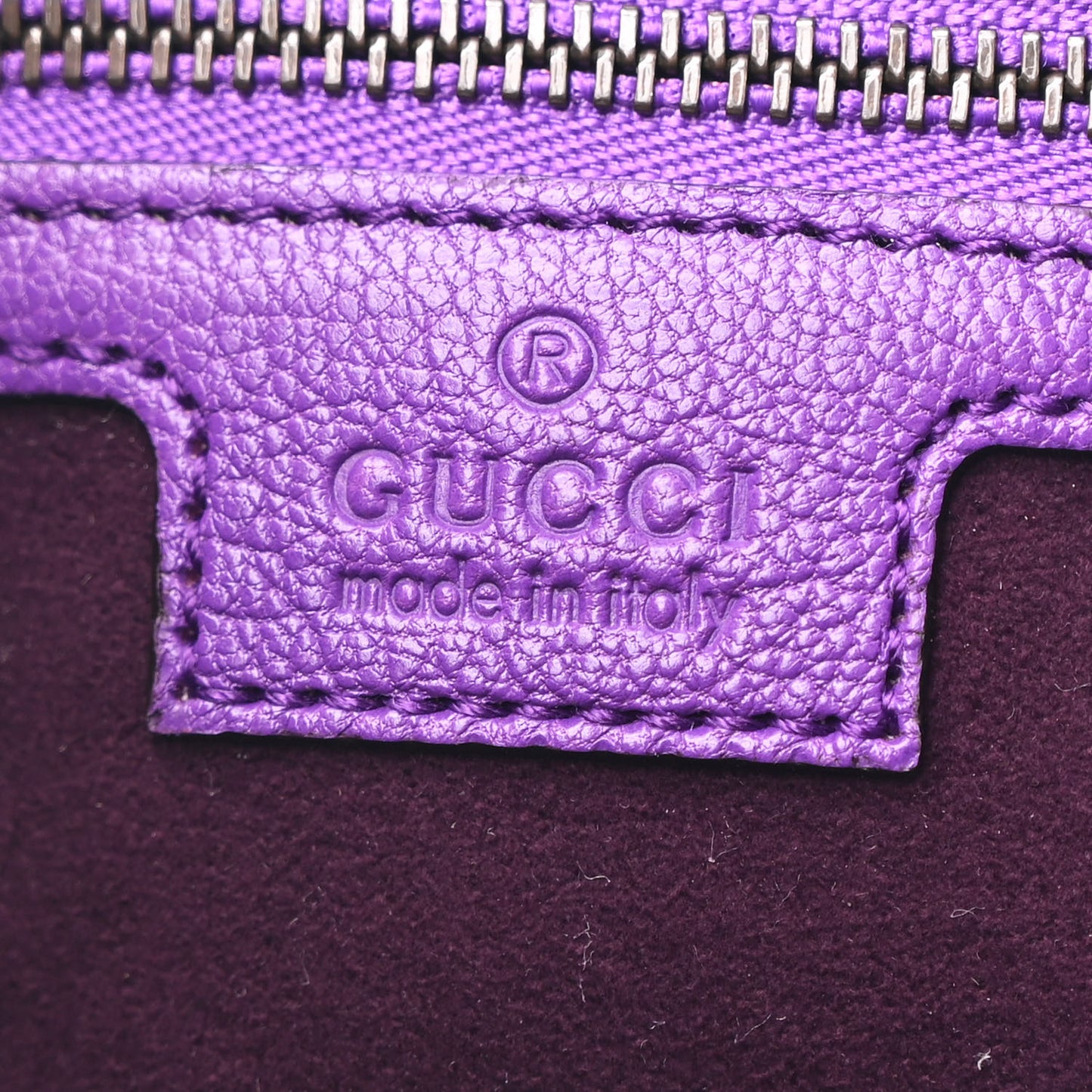 Goatskin Medium Aphrodite Shoulder Bag Shine Purple