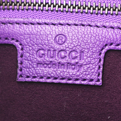 Gucci Goatskin Medium Aphrodite Shoulder Bag Shine Purple 6 of 10