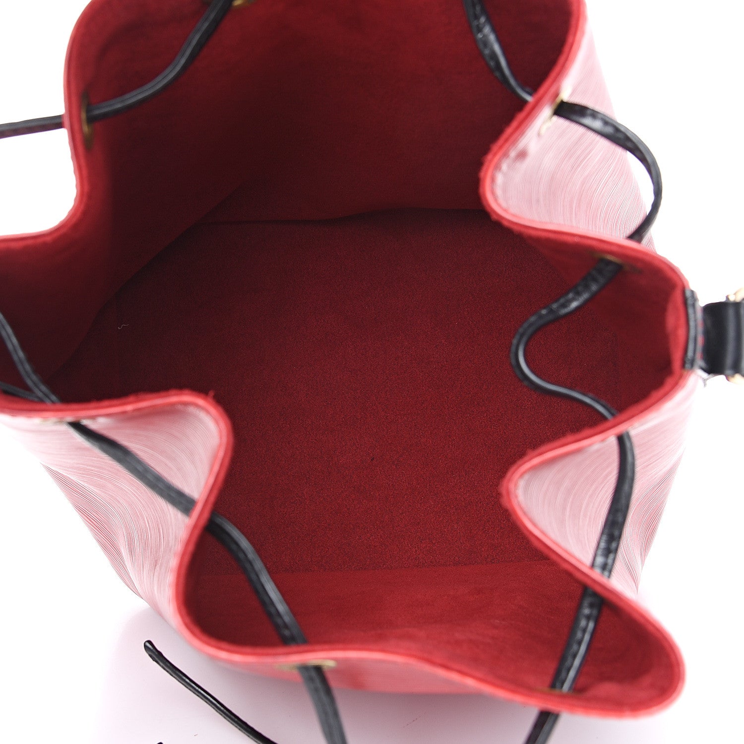 Louis Vuitton Epi Petit Noe Red Black 4 of 9