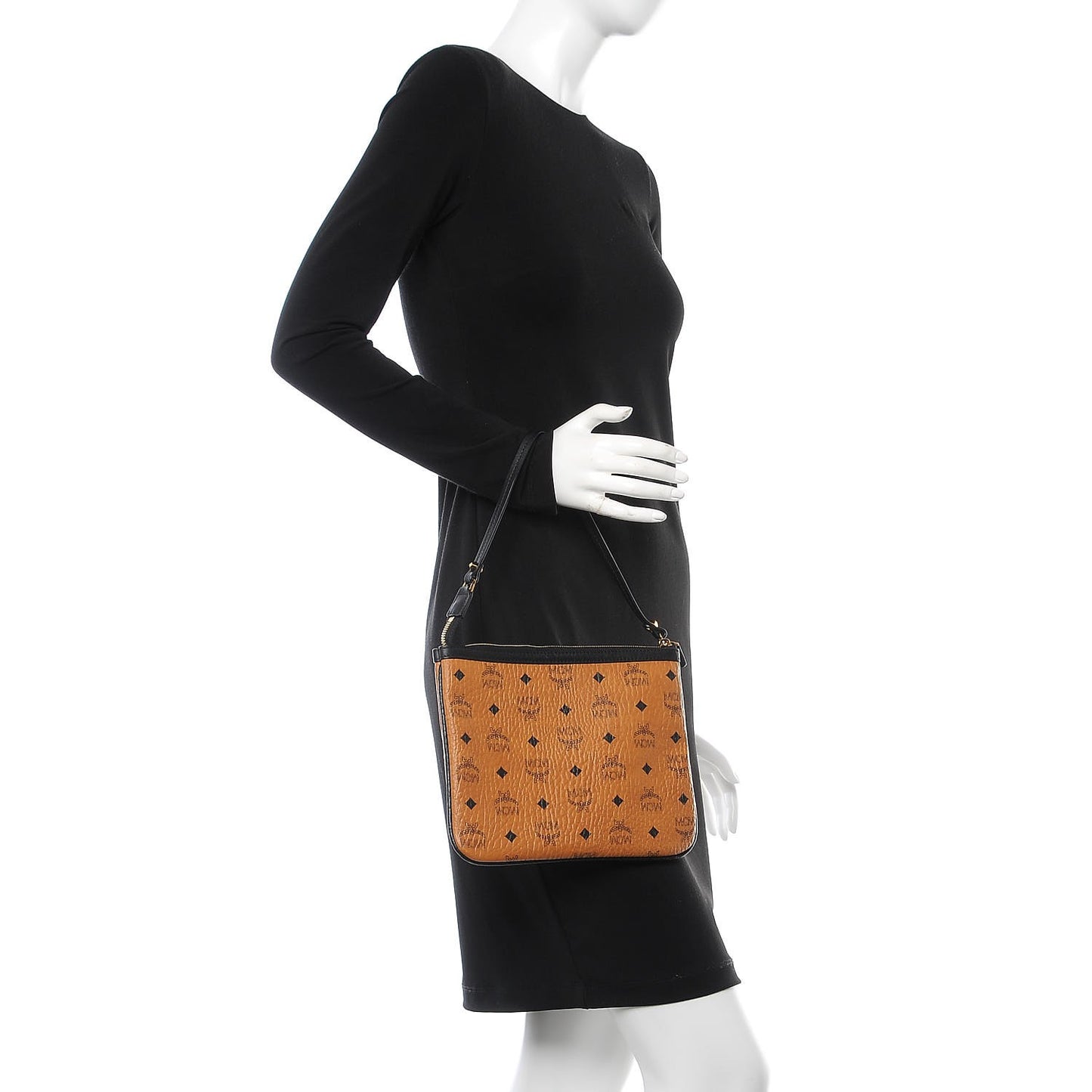 Visetos Liz Shopper Tote Pouch Cognac