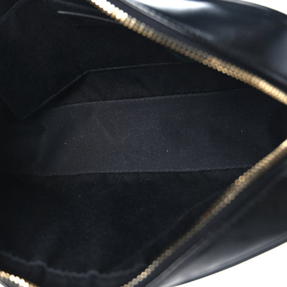 Saint Laurent Calfskin Matelasse Monogram Lou Camera Bag Black 5 of 9