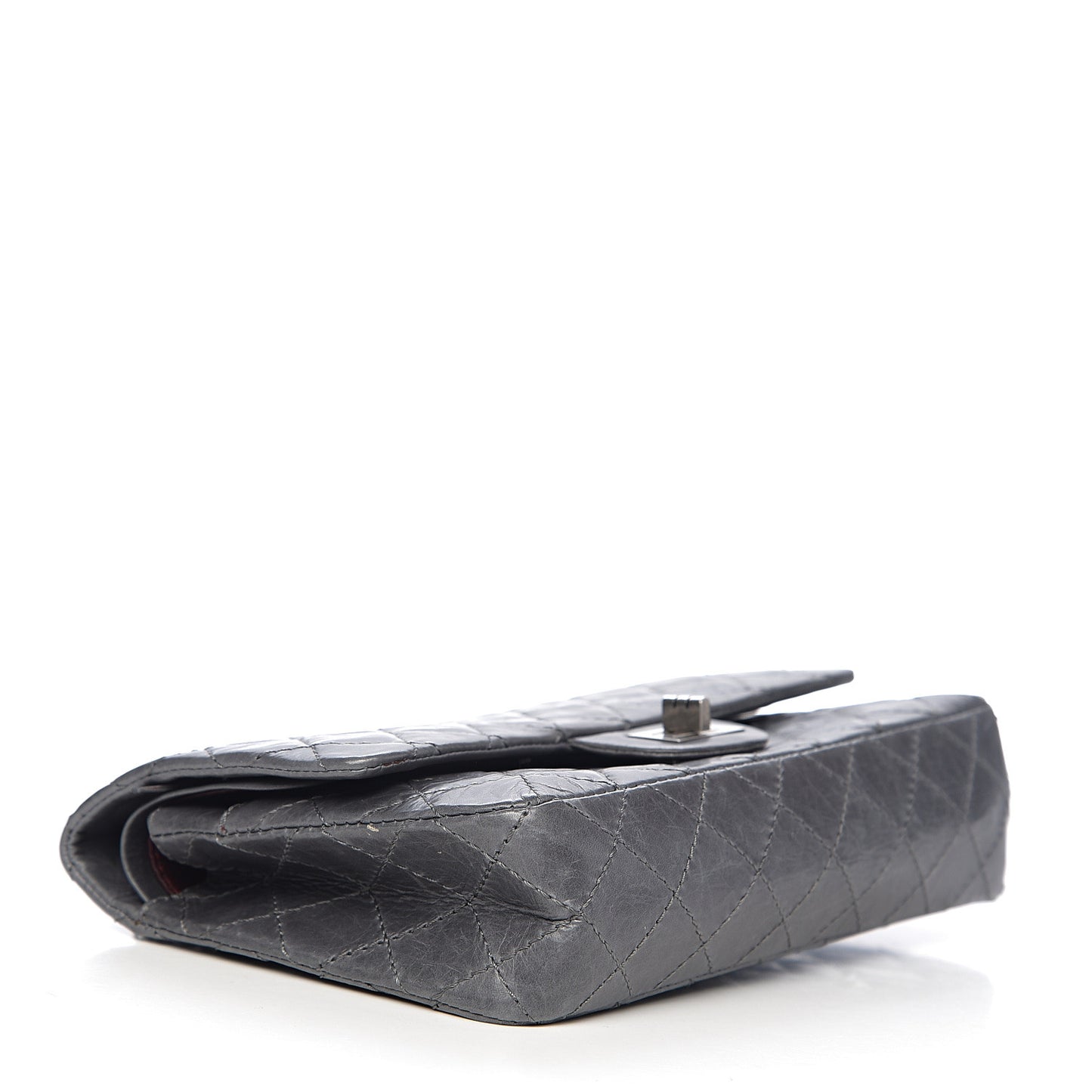 Aged Calfskin Quilted 50th Anniversary 2.55 Reissue 225 Flap Gris