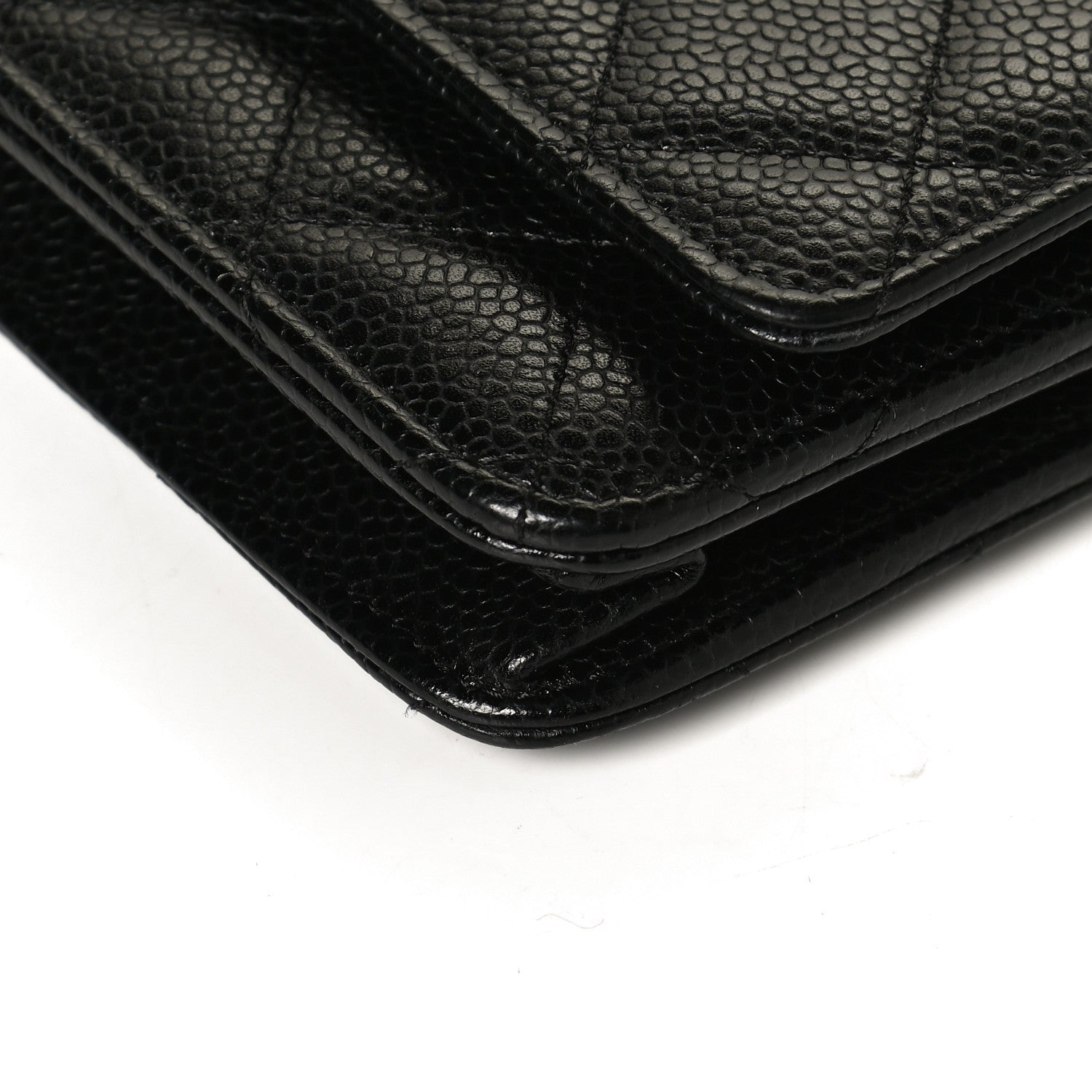 Chanel Caviar Quilted Wallet On Chain WOC Black 13 of 15