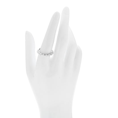 Anita Ko 18K White Gold Diamond Floating Diamond Ring 57 8 2 of 5