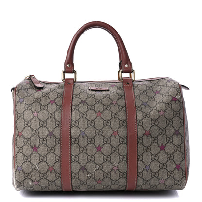 Gucci GG Supreme Stars Medium Joy Boston Pink 1 of 15