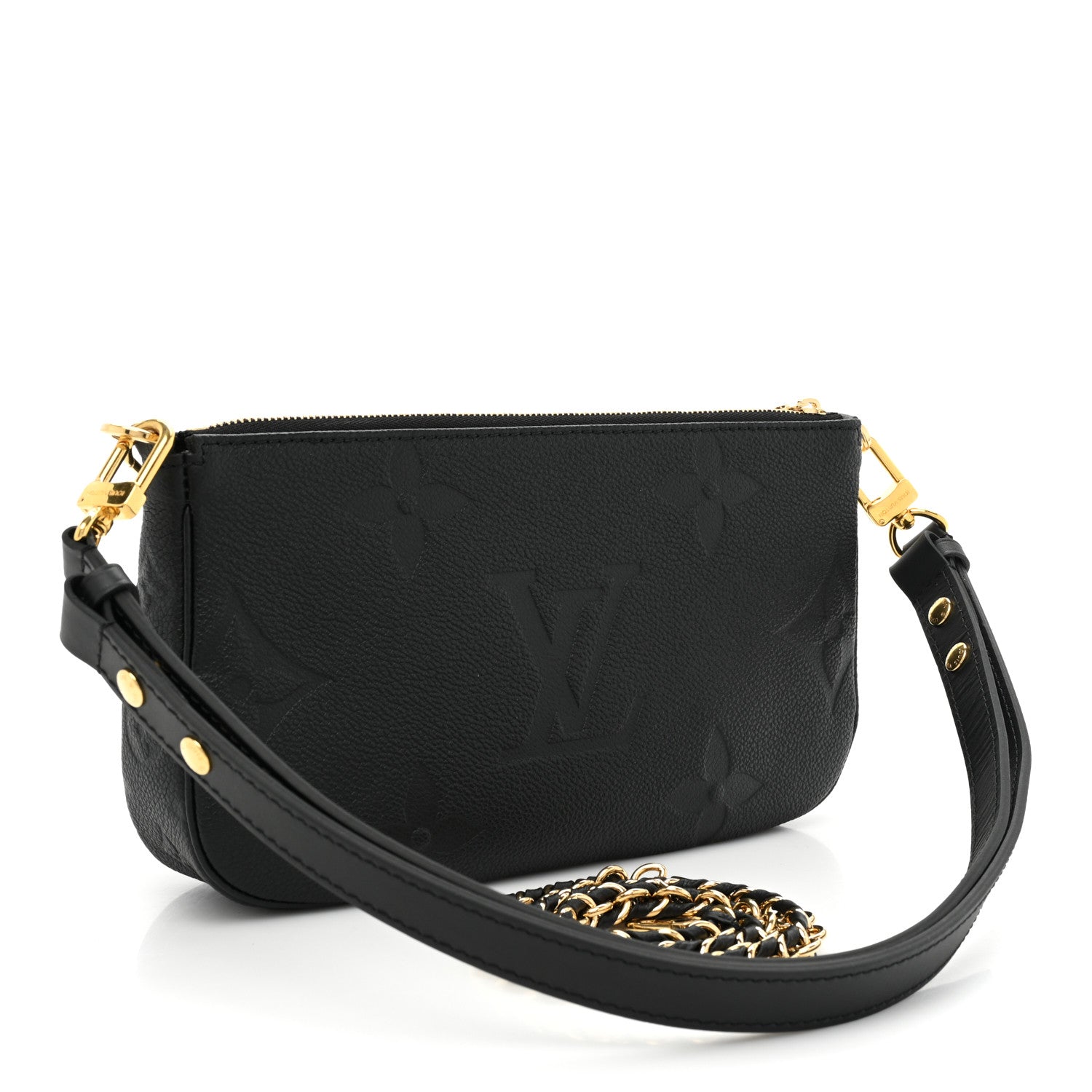 Louis Vuitton Empreinte Monogram Giant Multi Pochette Accessories Black 3 of 11