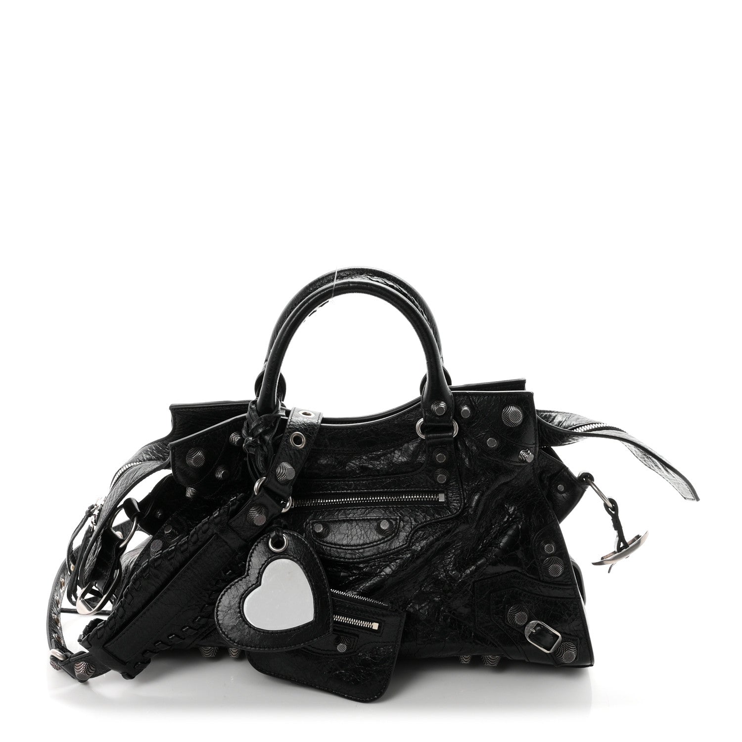 Balenciaga Agneau Arena Neo Cagole City Handbag Black 3 of 10