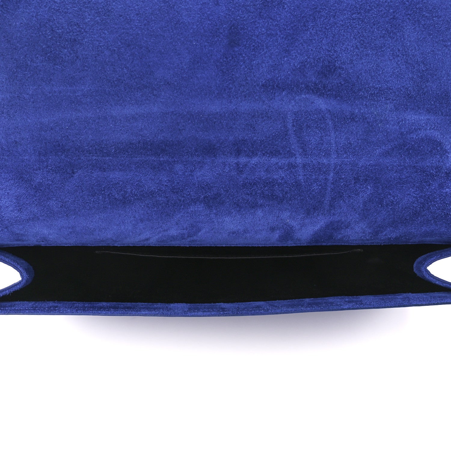 Saint Laurent Patent Calfskin Monogram Large Belle De Jour Clutch Royal Blue 5 of 10