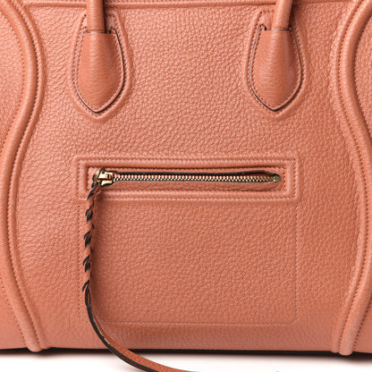 Celine Shiny Grained Calfskin Medium Phantom Luggage Terracotta 9 of 9