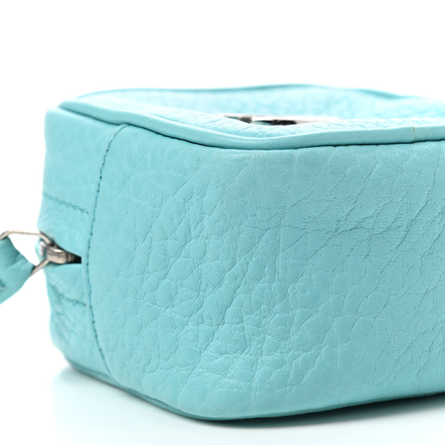Chanel Calfskin CC Coin Purse Turquoise 10 of 11