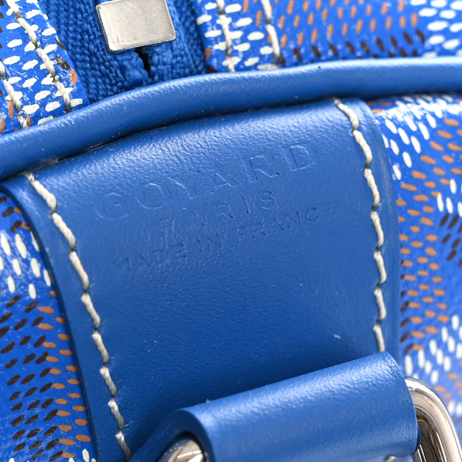 Goyard Goyardine Boston 50 Sky Blue 5 of 10