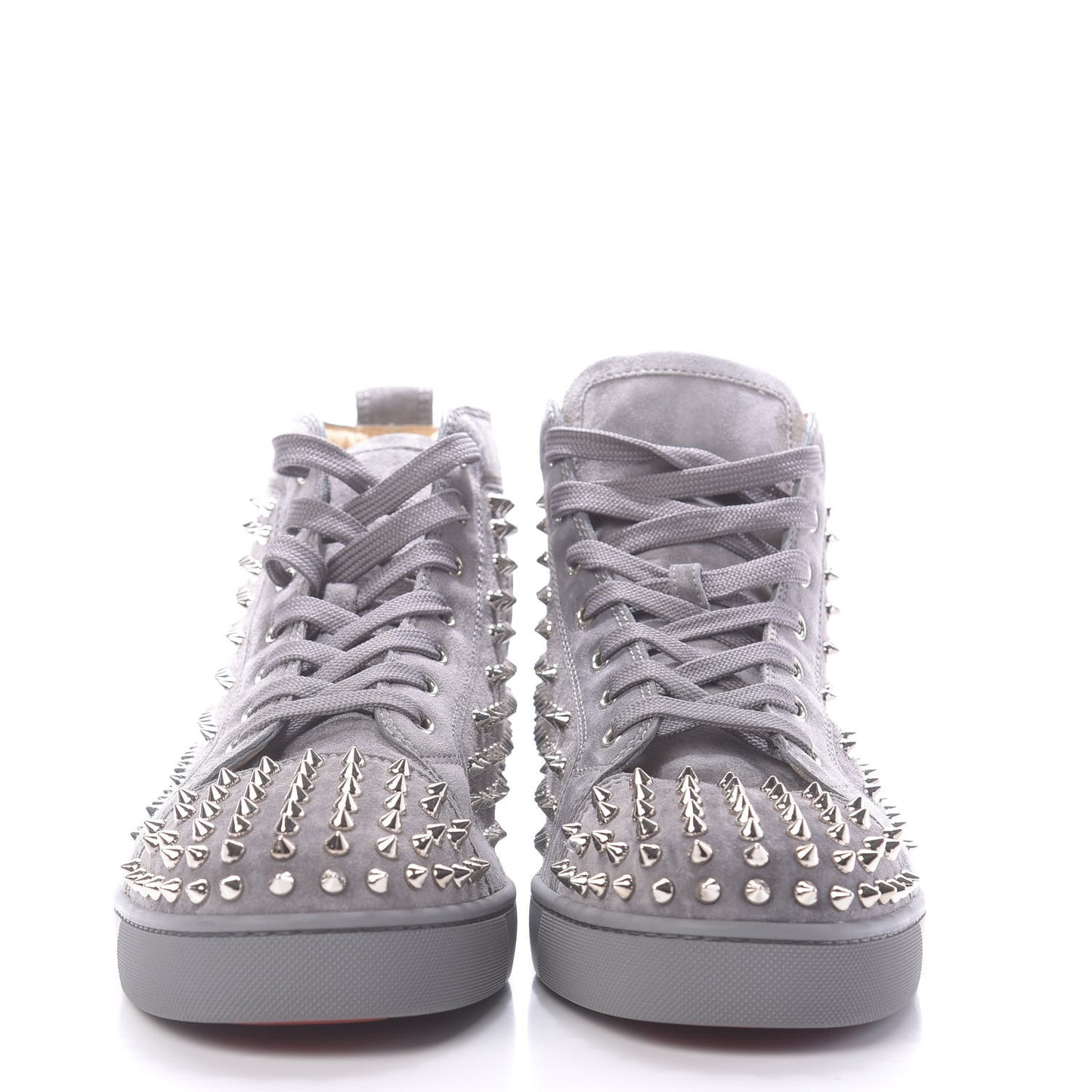 Veau Velours Mens Louis Spikes Flat Sneakers 46 Squale