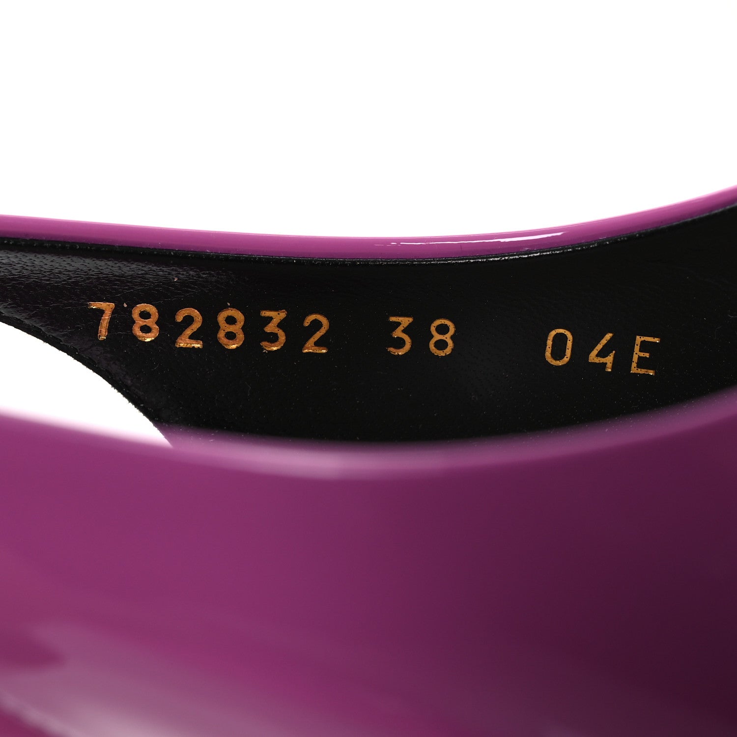 Gucci Patent Signoria Slingback 38 Libre 38 Pink 8 of 14