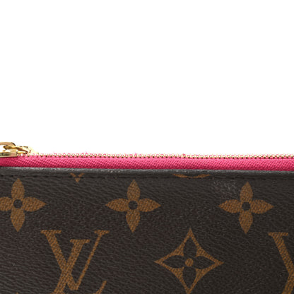 Louis Vuitton Monogram Neverfull MM GM Pochette Fuchsia 10 of 11