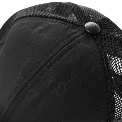 Gucci Nylon Monogram Baseball Hat L Black 12 of 12