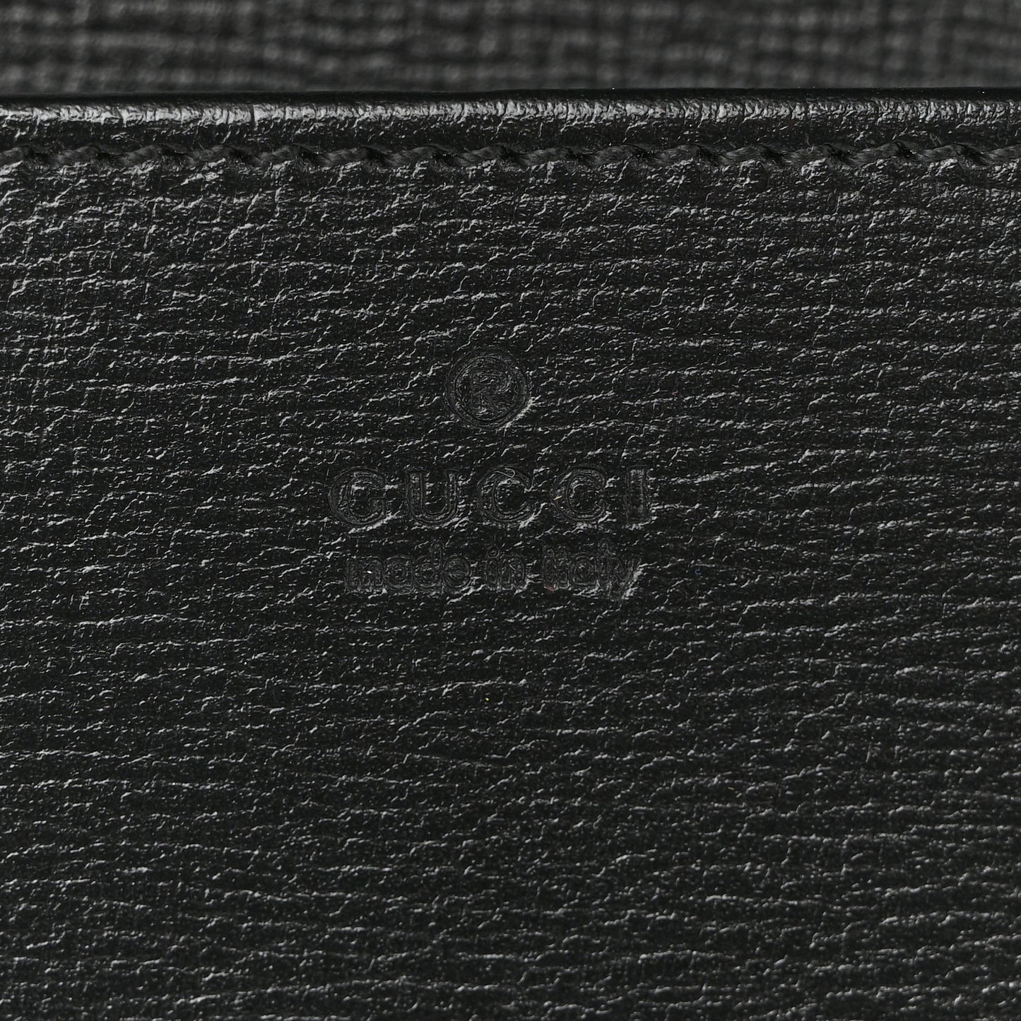 Azalea Calfskin Enamel Horsebit 1955 Wallet On Chain Black