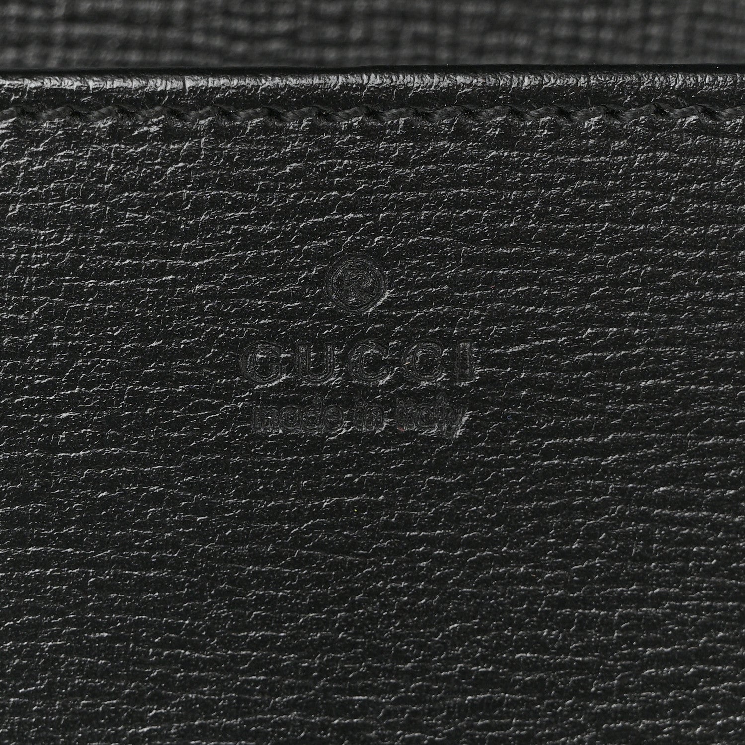 Gucci Azalea Calfskin Enamel Horsebit 1955 Wallet On Chain Black 6 of 10